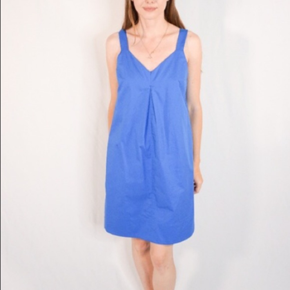 EVERLANE Blue Sheath Mini Dress Adjustable Straps